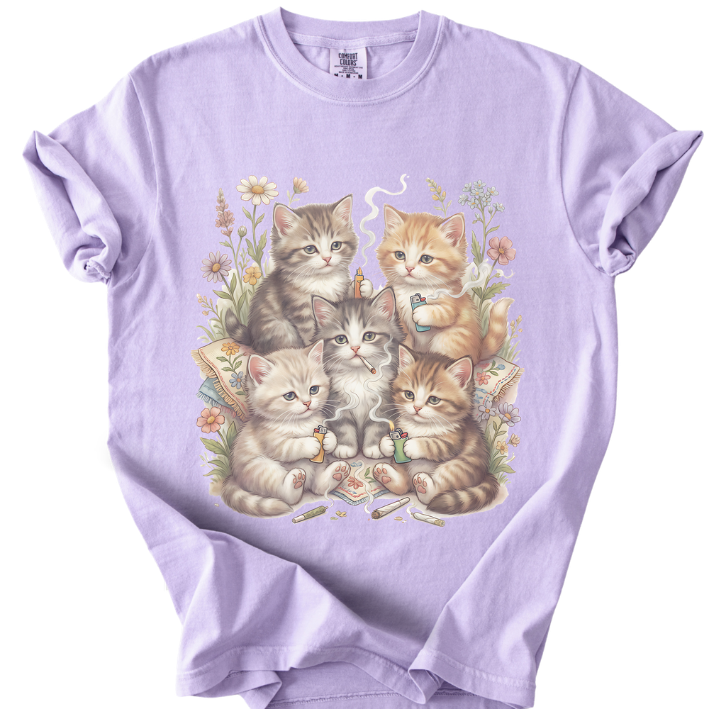 Smoking Kittens T-Shirt