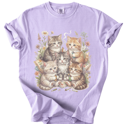 Smoking Kittens T-Shirt