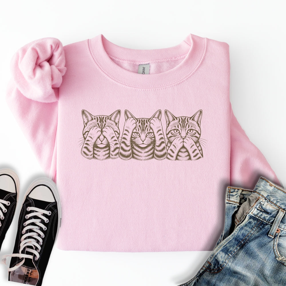 No Evil Cats Sweatshirt