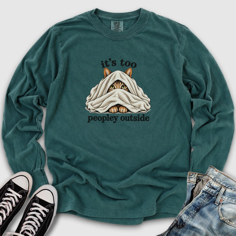 Too Peopley Outside Long Sleeve Tee