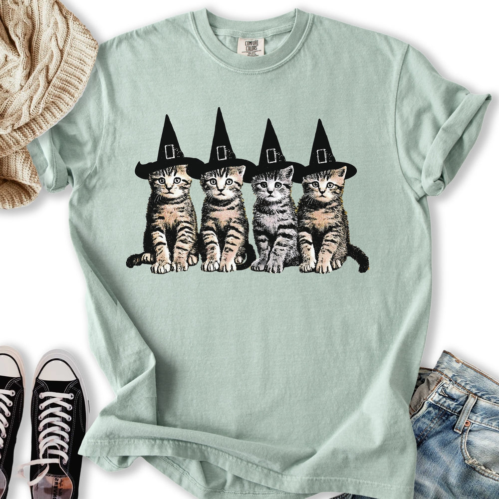 Vintage Halloween Cats Relaxed Tee