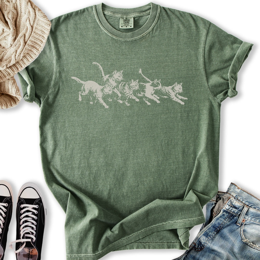 Running Cats Relaxed Tee