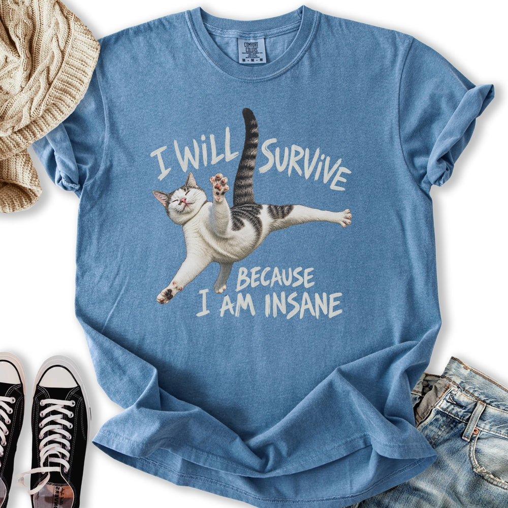 I Will Survive Cat Relaxed Tee