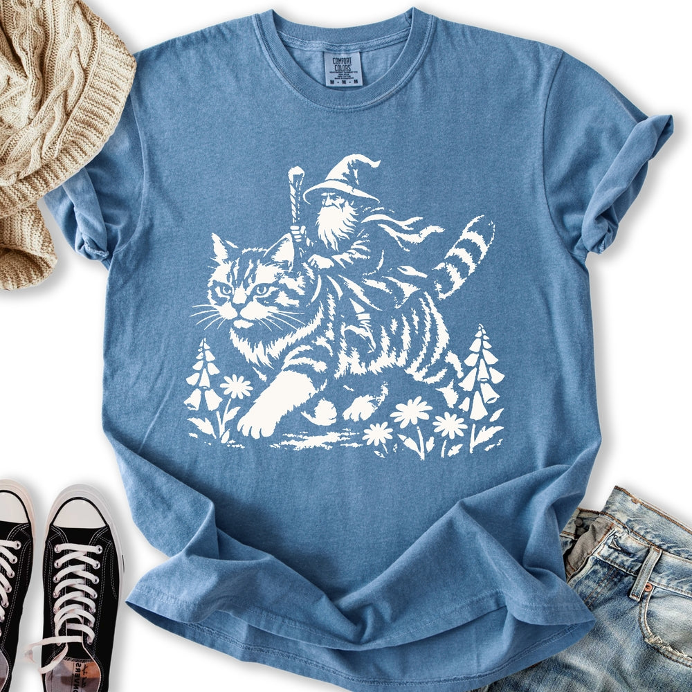 Wizard Cat Rider T-Shirt