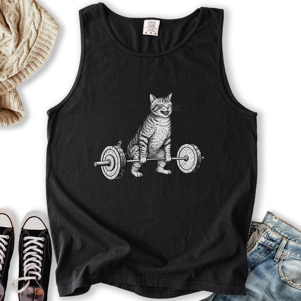 Deadlift Cat Tank