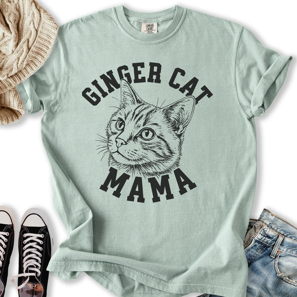 Ginger Cat Mama T-Shirt