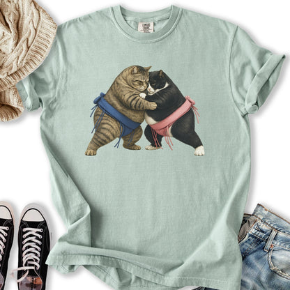 Sumo Wrestling Cats T-Shirt