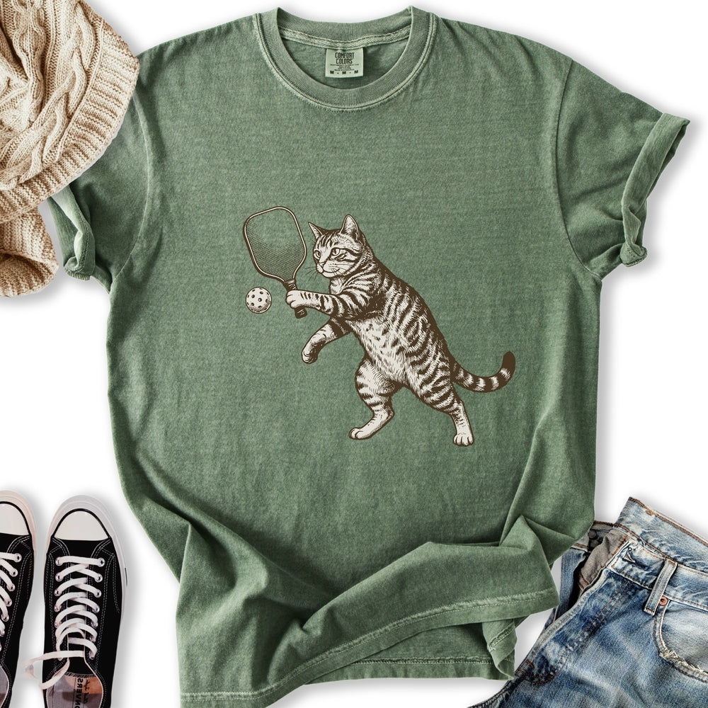 Pickleball Cat T-Shirt