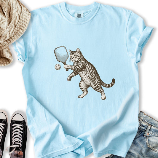 Pickleball Cat T-Shirt