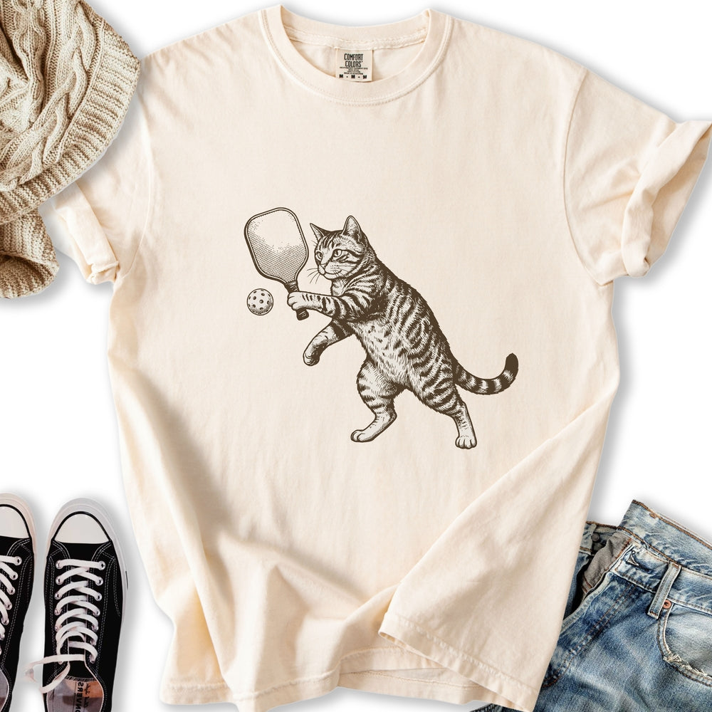 Pickleball Cat T-Shirt
