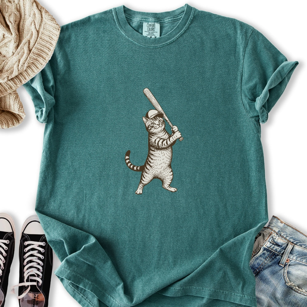 Baseball Cat T-Shirt