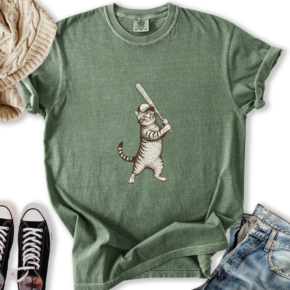 Baseball Cat T-Shirt