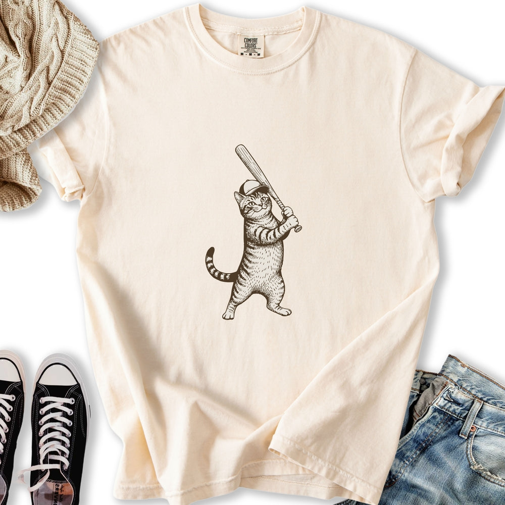 Baseball Cat T-Shirt