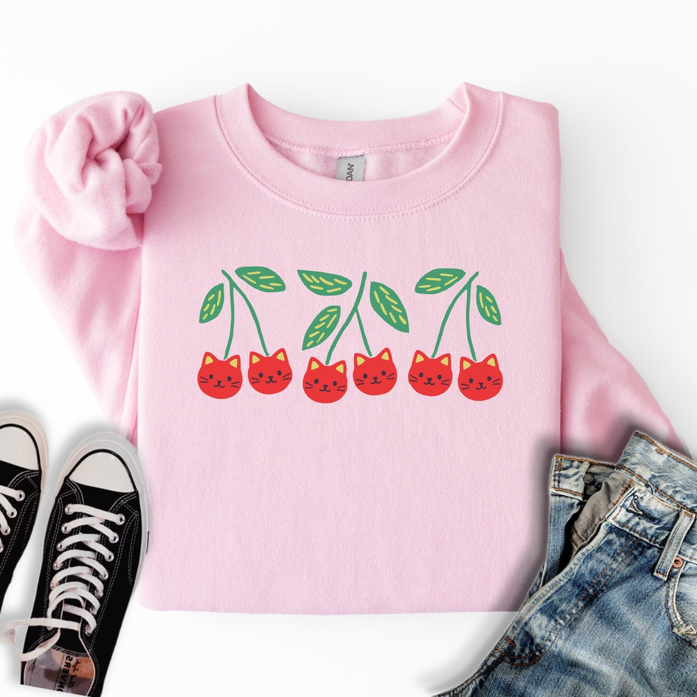 Cherry Kittens Sweatshirt