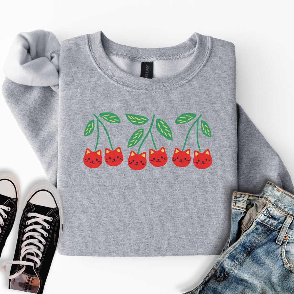Cherry Kittens Sweatshirt