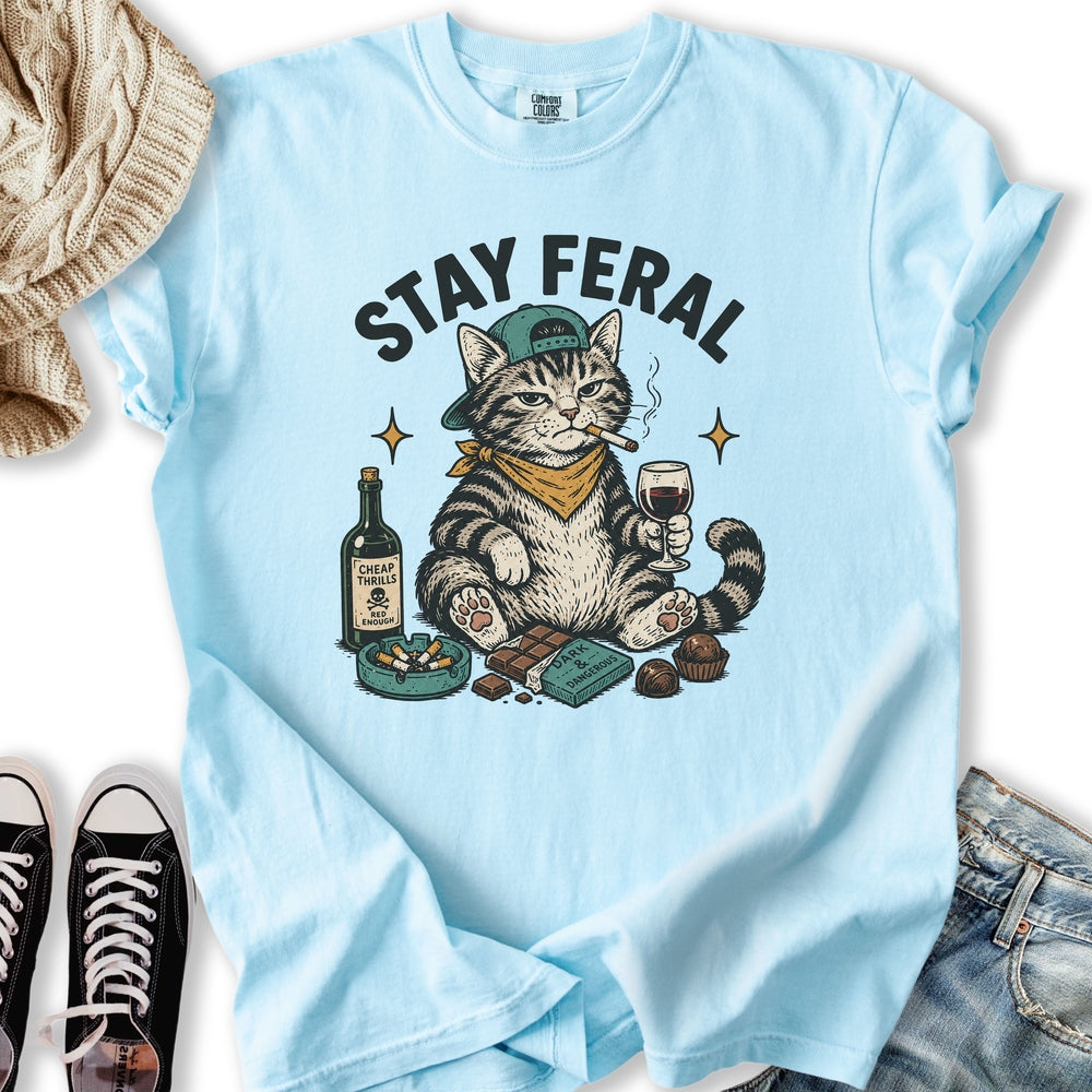 Stay Feral Cat T-Shirt