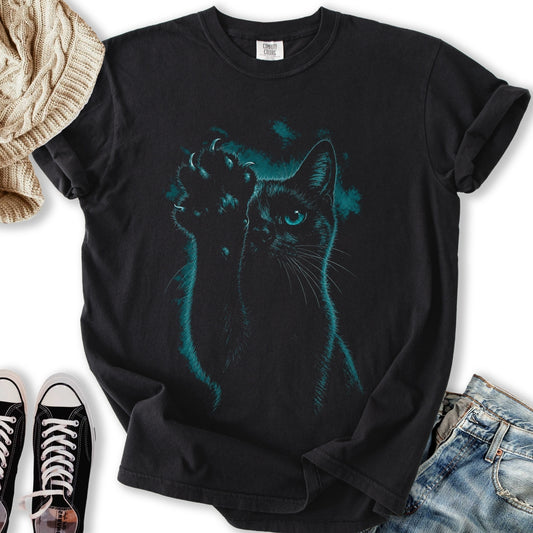 Black Cat Claws Relaxed Tee