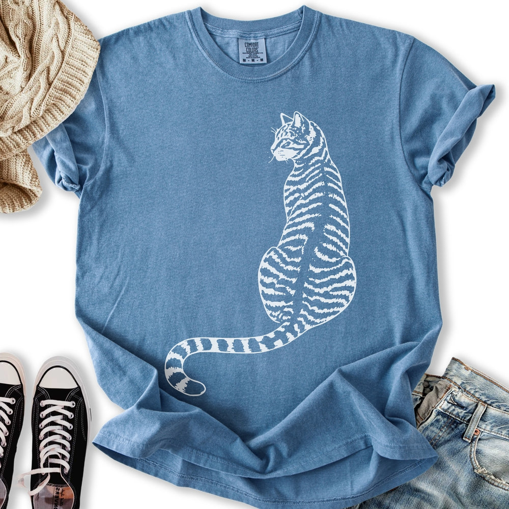 Minimal Tabby Cat T-Shirt