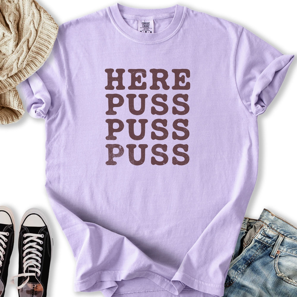 Here Puss Puss Relaxed Tee