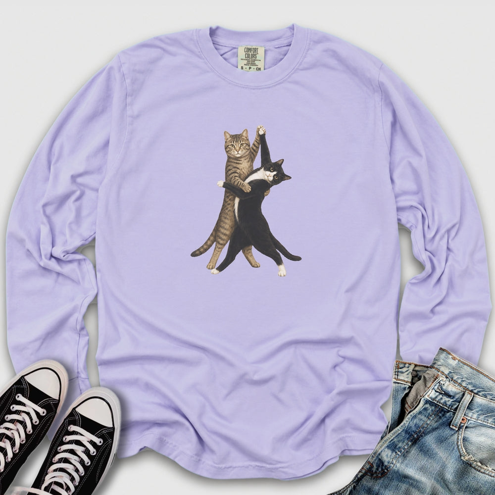 Ballroom Cats Long Sleeve Tee