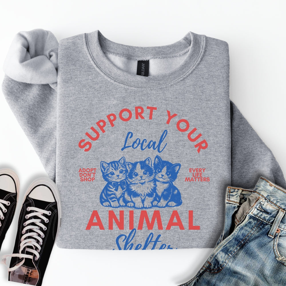 Animal Shelter Support Sweatshirt
