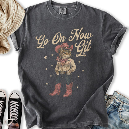 Git Cowgirl Cat Relaxed Tee