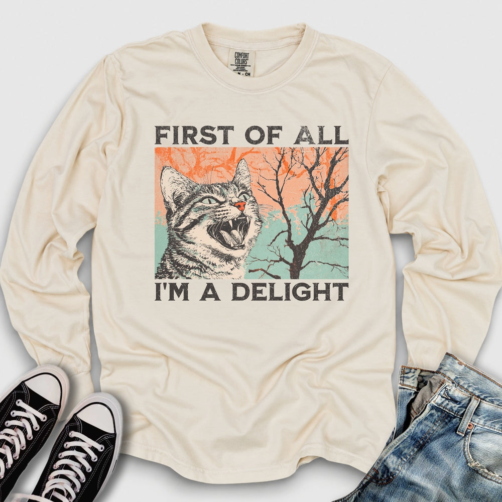 I'm A Delight Long Sleeve Tee