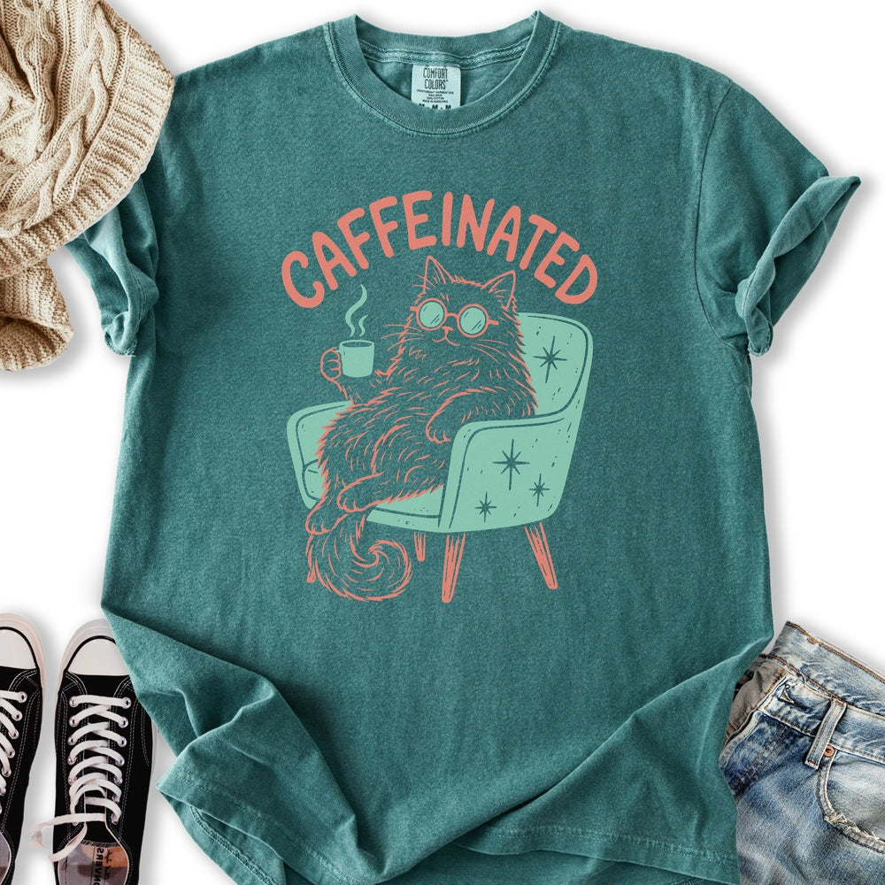 Caffeinated Cat T-Shirt