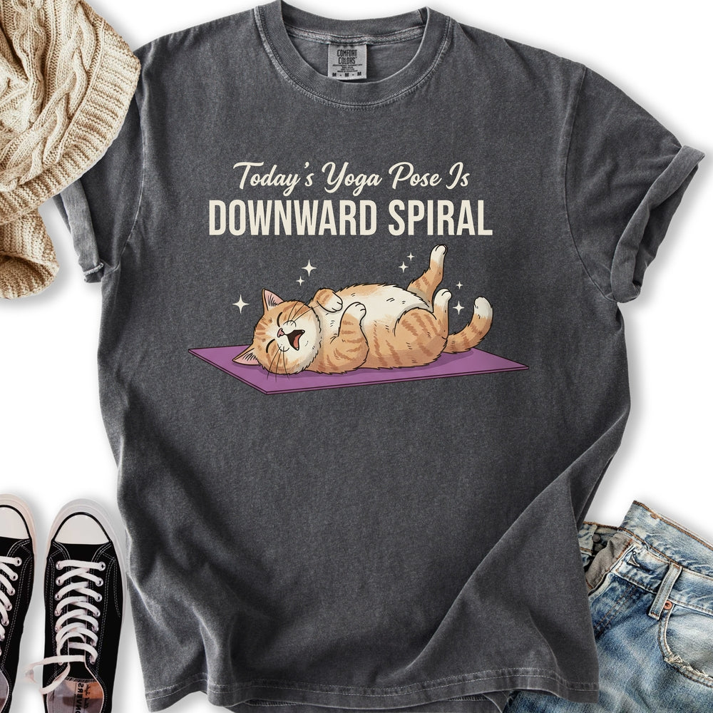 Downward Spiral Cat T-Shirt
