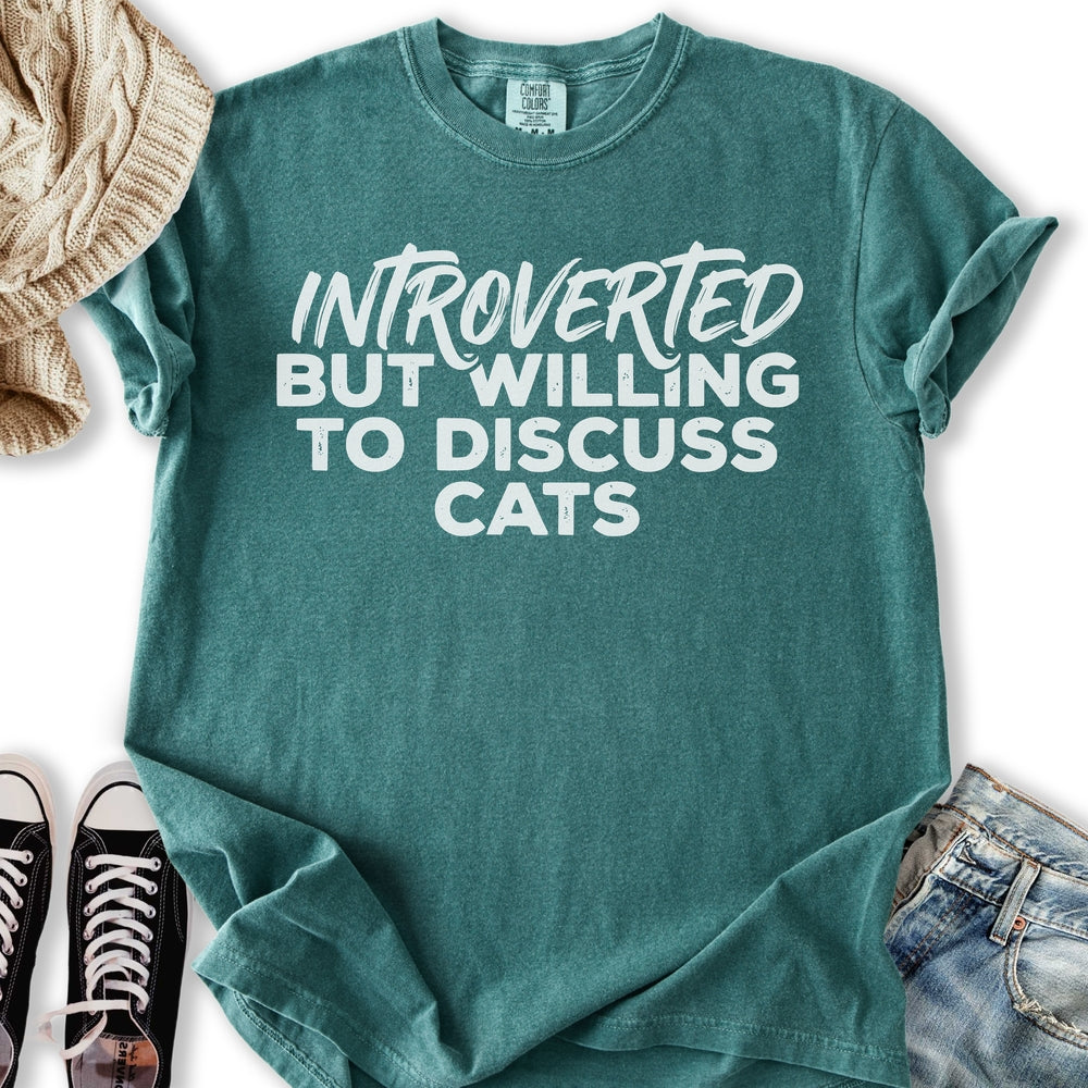 Willing To Discuss Cats T-Shirt