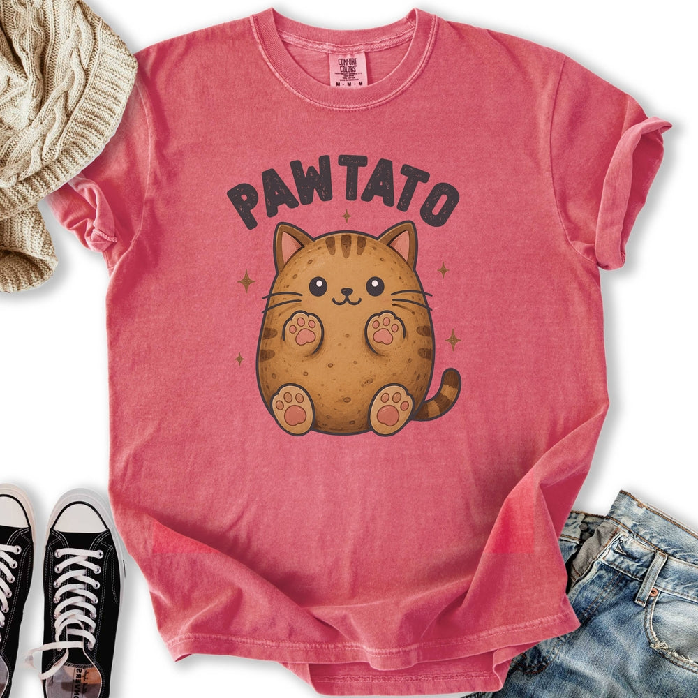 Pawtato Cat Relaxed Tee