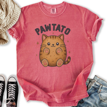 Pawtato Cat Relaxed Tee