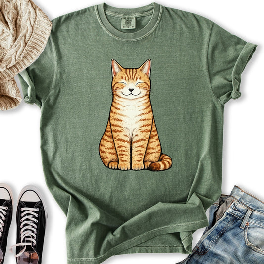 Smiling Orange Cat T-Shirt