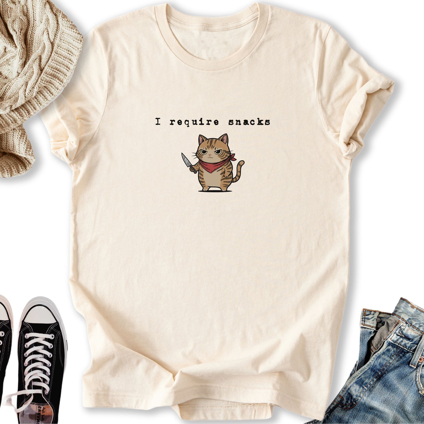 I Require Snacks T-Shirt
