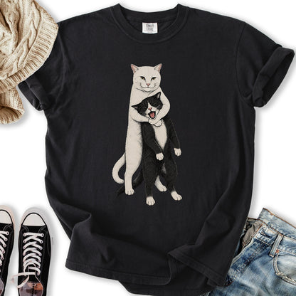 White Cat Headlock T-Shirt