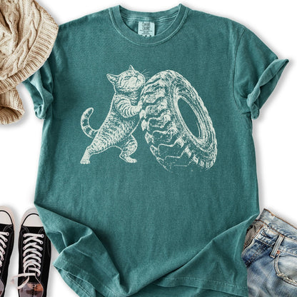 Strongman Cat Relaxed Tee