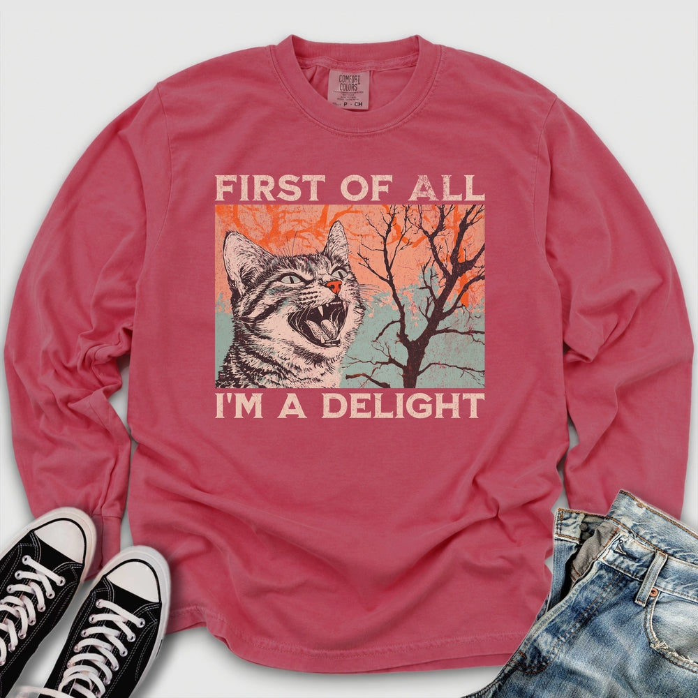 I'm A Delight Long Sleeve Tee