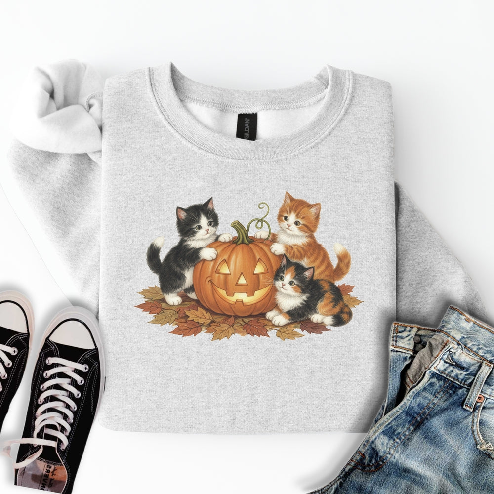Cute Fall Kittens Sweatshirt