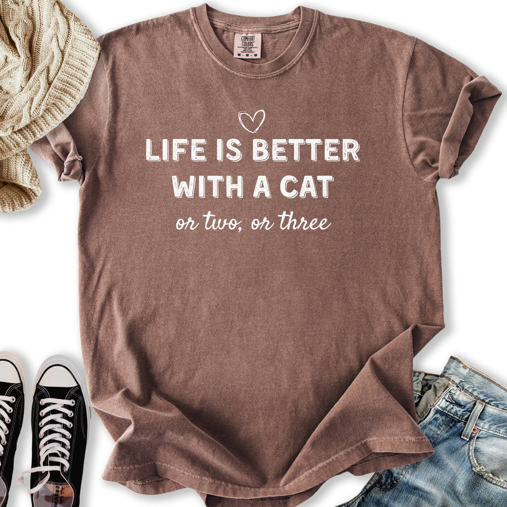 Better With A Cat T-Shirt