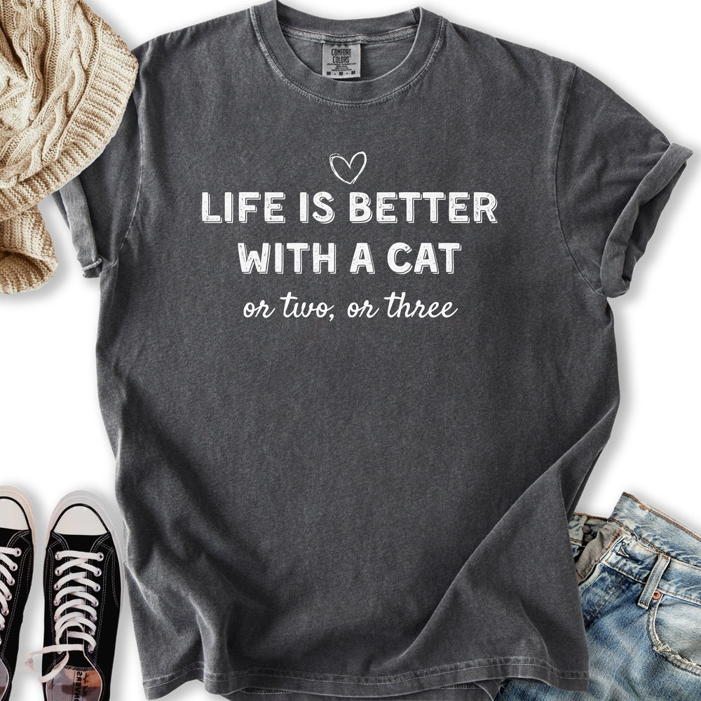 Better With A Cat T-Shirt