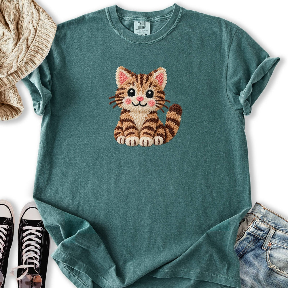 Faux Yarn Cat Relaxed Tee