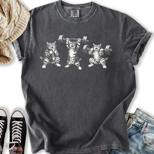 Three Cat Workout T-Shirt