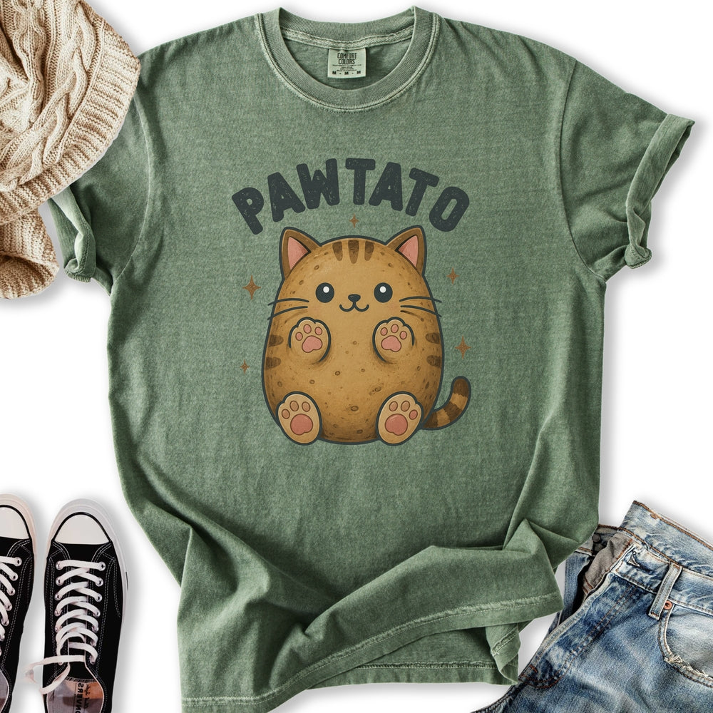 Pawtato Cat Relaxed Tee