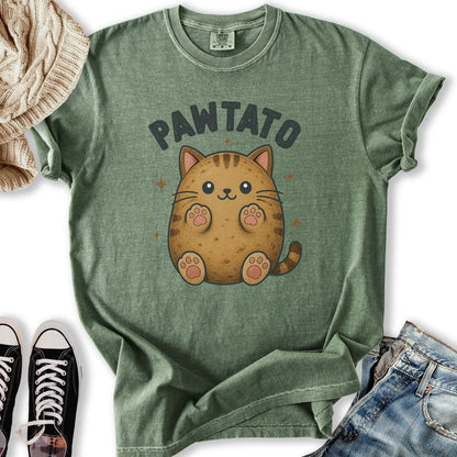 Pawtato Cat Relaxed Tee