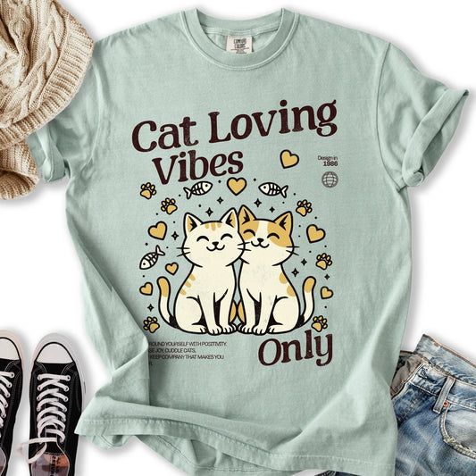 Cat Loving Vibes T-Shirt