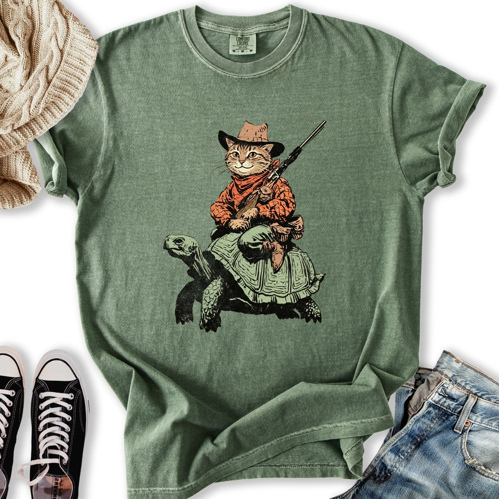 Cowboy Cat Rider T-Shirt