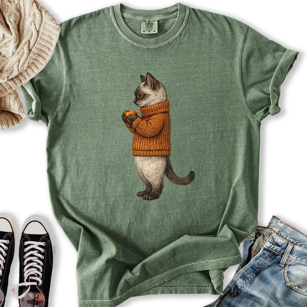 Cozy Siamese CatT-Shirt