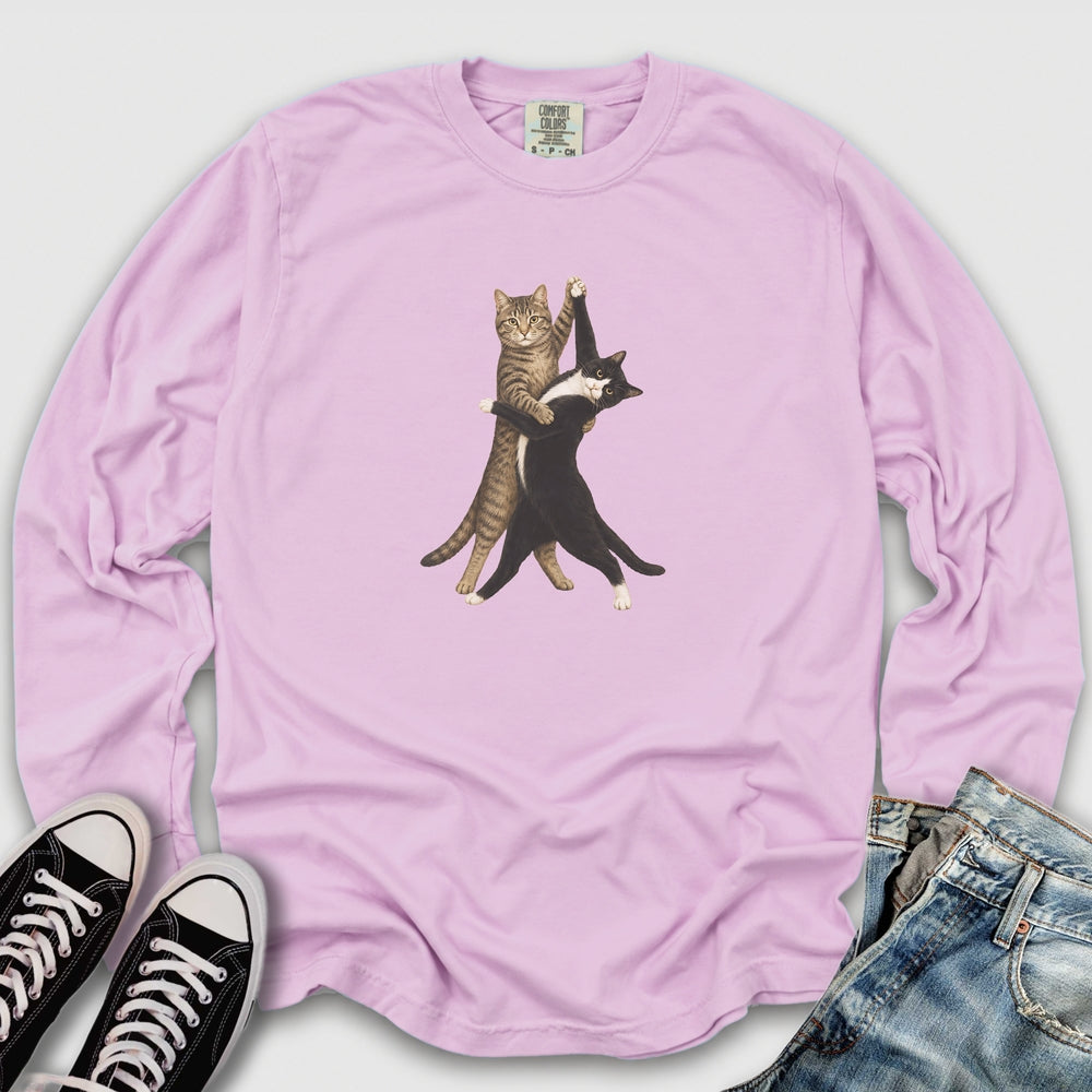 Ballroom Cats Long Sleeve Tee