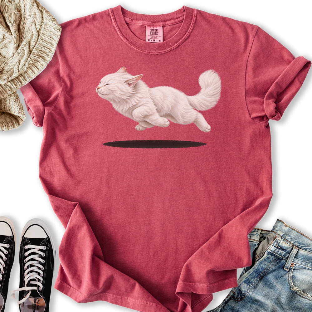 White Cat Zoomies Relaxed Tee