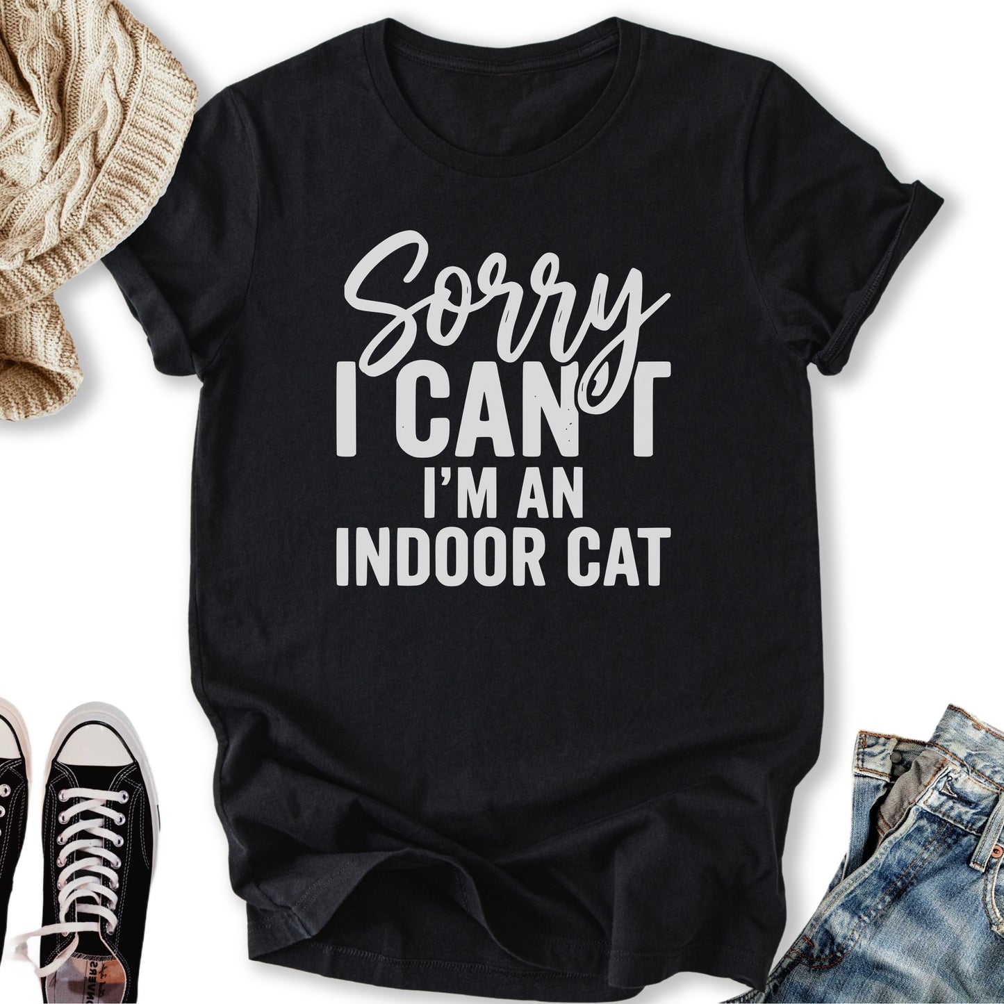 Sorry I'm An Indoor Cat T-Shirt